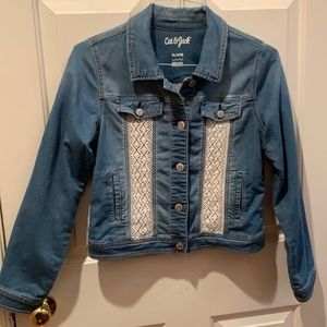 Girls Cat & Jack super Soft jean jacket SZ-14/16